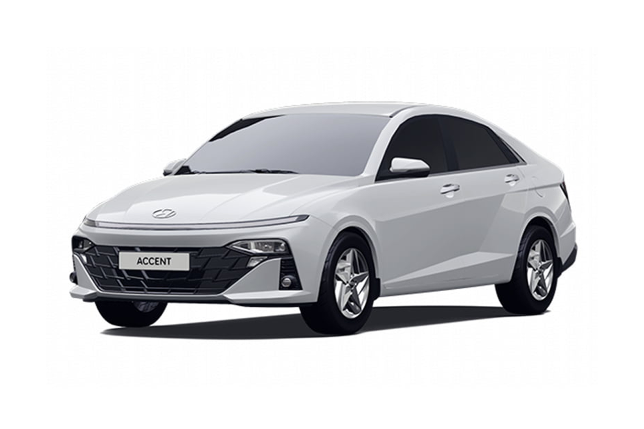 Bảng Giá Lăn Bánh Xe Ô Tô Hyundai Accent 2025 10 Hyundai Accent 2025 màu trắng